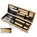 5 Piece Bamboo BBQ Set